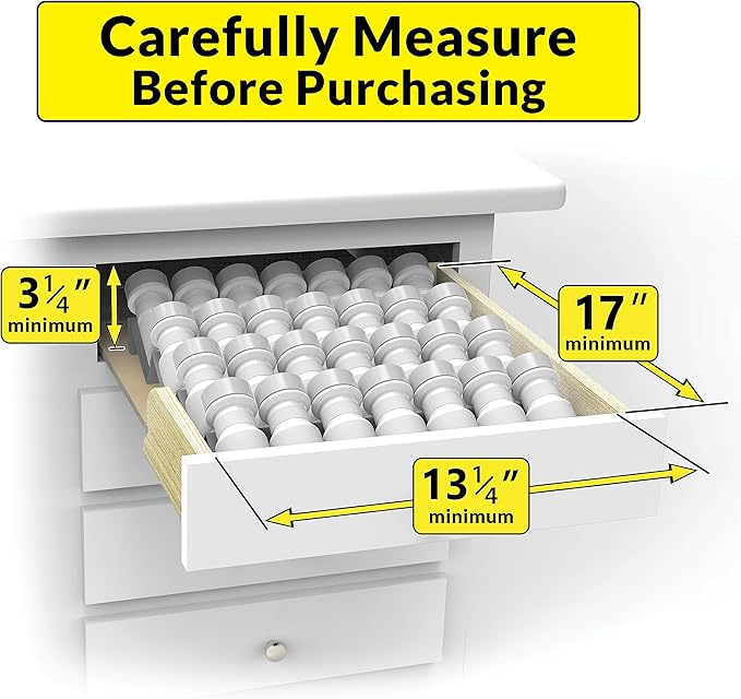 LYNK PROFESSIONAL® Spice Drawer Organizer - Heavy Gauge Steel 4 Tier Rack - Drawer Insert Tray for Jars, Herbs and Seasoning - Kitchen Cabinet Storage - Silver Metallic, Large