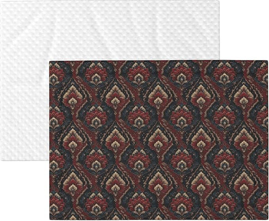 Waterproof Dog Blanket Soft Pet Blanket for Puppy Cat, Fleece Cat Throw Blankets for Furniture Bed Couch Sofa Reversible - Indian Paisley 6