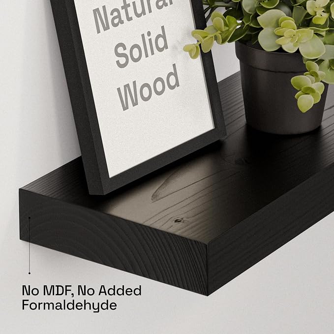BAOBAB WORKSHOP Wood Floating Shelves