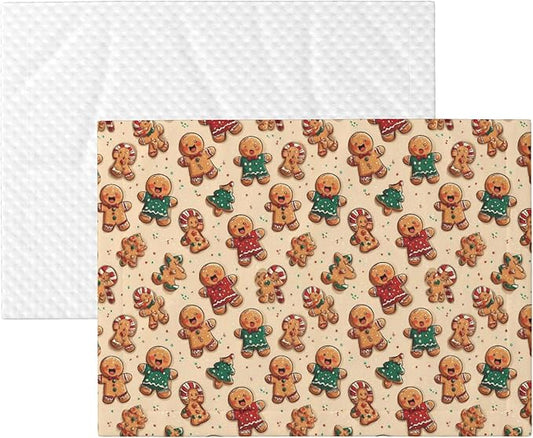 Waterproof Dog Blanket Soft Pet Blanket for Puppy Cat, Fleece Cat Throw Blankets for Furniture Bed Couch Sofa Reversible - Christmas Gingerbread 5