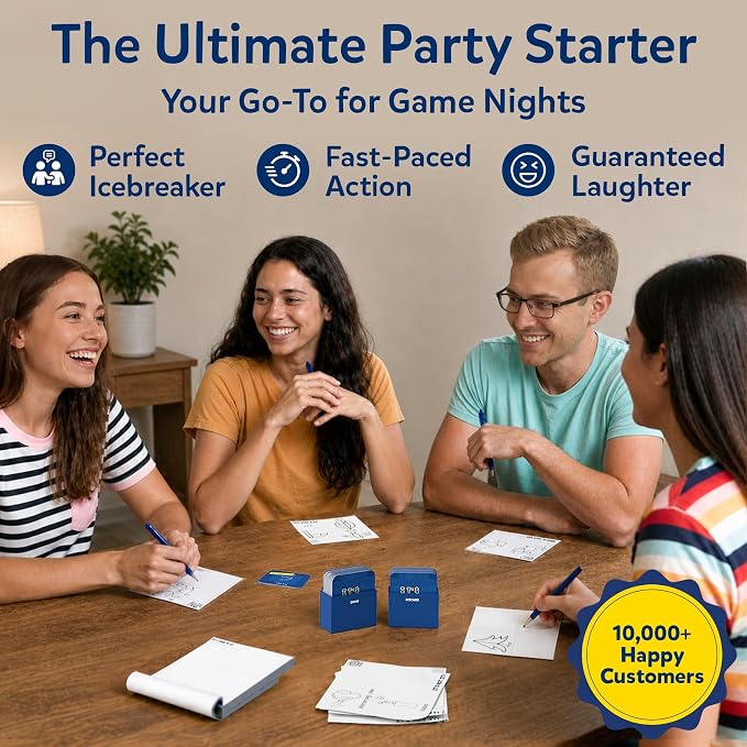 Skillmatics Card & Board Game – It Can't Be, Hilarious Drawing Game | Fast-paced Fun for Families, Parties, Game Nights, Race to Doodle, Gift for Kids, Teens, Adults Ages 7, 8, 9, 10 & Up