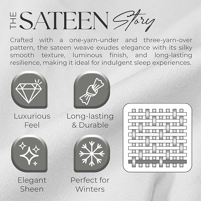 SUPREME ELEGANCE 1200 Thread Count King Dark Blue Sheet Set, Hotel Luxury Cotton Rich Ultra Soft Sateen Sheets, Easy Care Bed Sheet Set with Deep Pocket (1 Flat Sheet, 1 Fitted Sheet & 2 Pillowcases)