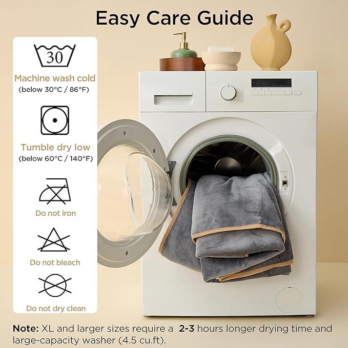 Bedsure Cat Blanket for Indoor Cats - Waterproof Calming Cat Blankets for Couch Protection, Sherpa Fleece Pet Blanket, Soft Plush Reversible Throw Furniture Protector, 40"x30", Cream