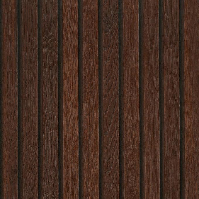 FunStick 16"x240" Peel and Stick Wallpaper Wood Slats Self Adhesive Wall Paper