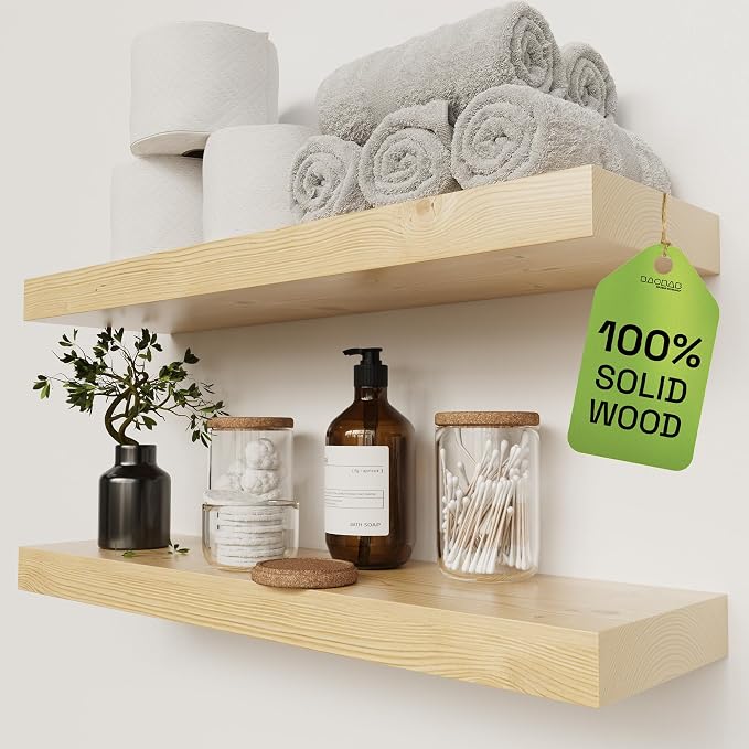 BAOBAB WORKSHOP Wood Floating Shelves