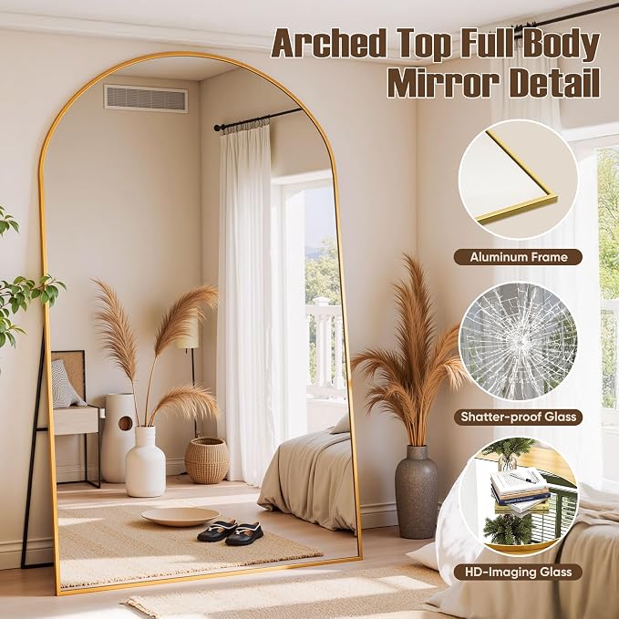 Full Length Mirror, Oversized Floor Mirrors, Leaning Free Standing Mirrors