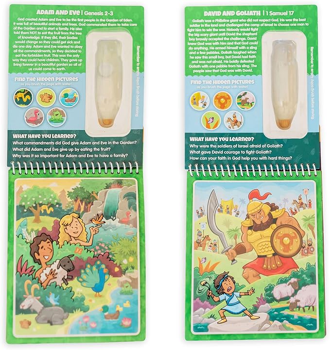 3 Pack Bible Activity Books for Kids Ages 3+: Old Testament & New Testament Set