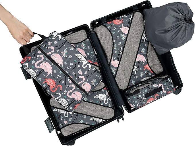 BAGAIL 6 Set Packing Cubes,Travel Luggage Packing Organizers