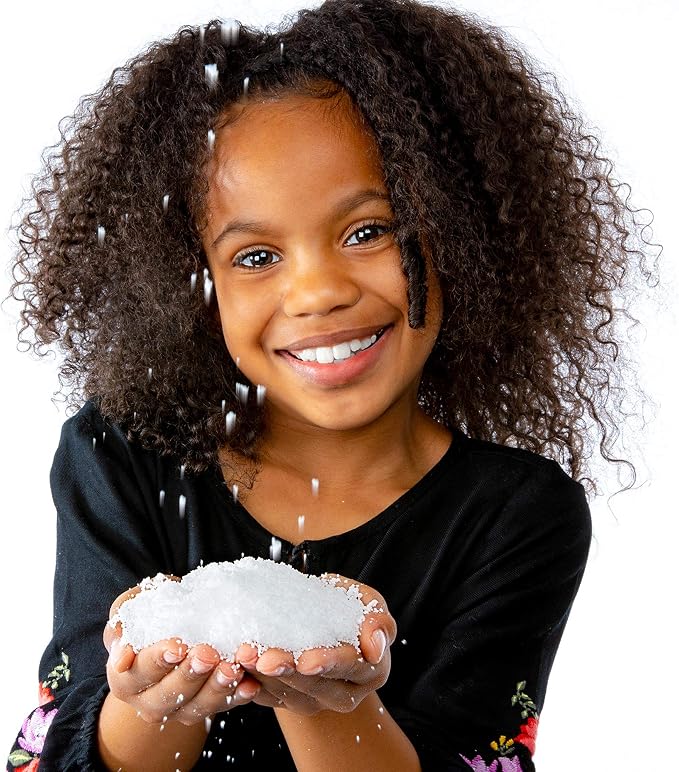 Steve Spangler Science Insta-Snow Powder, STEM Activity for School and Homeschool Activities, Fun & Safe Science Kits, Kids Make Fluffy Snow in Seconds, Top Sensory Toy for Classrooms, 14 oz