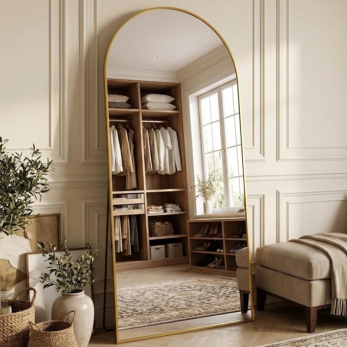 Suidia 78"x38" Arched Full Length Mirror