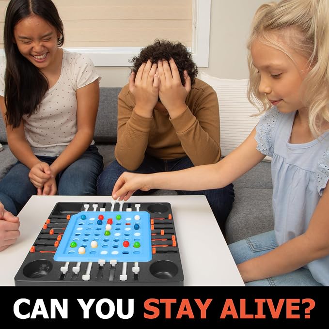 Stay Alive Board Game - Family Game Night, Strategic Game Play, Retro Board Games, The Ultimate Survival, Multi-Player, for Kids, Ages 8+