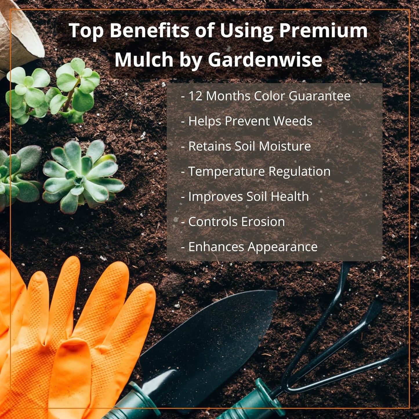 Premium Eucalyptus Wood Mulch for Indoor, Patio, Potting Media, Gardens, Lawns, and Landscaping (0.2 CF - 4.8 L - 5 QTS)