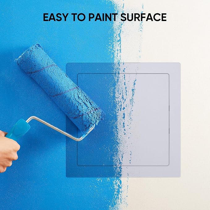 TICONN Access Panel for Drywall, 6 x 9 Inch ABS Plastic Wall Hole Cover Access