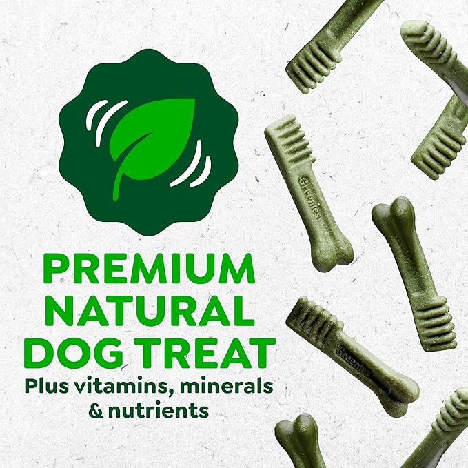 Greenies Veterinarian-Recommended Adult Natural Dental Dog Treats Petite Size, Sweet Potato Flavor, 36 oz. Pack, 60 Count