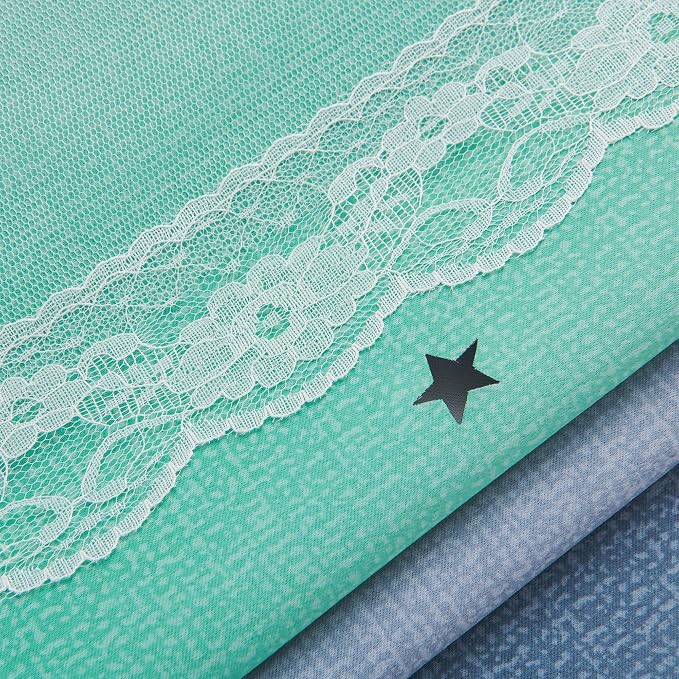 XiDi Curtains for Bedroom Decor, Rainbow Purplgreen grey52/45
