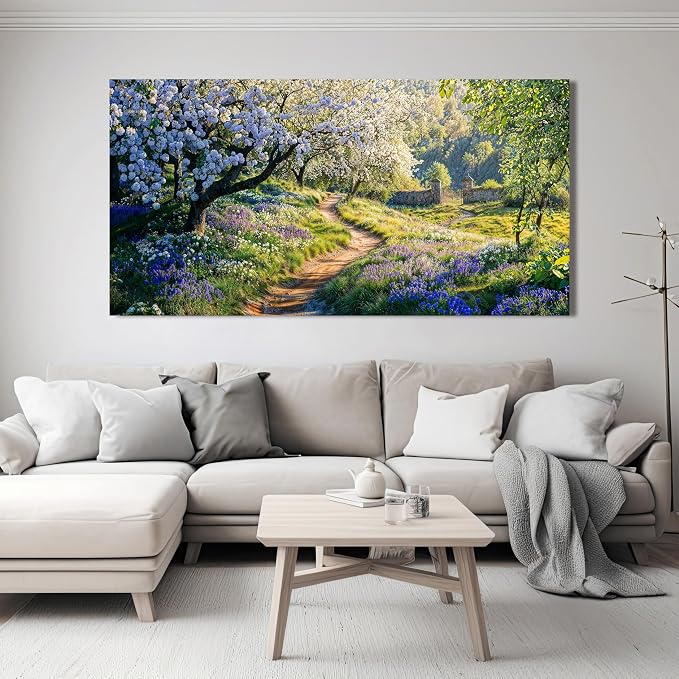 Canvas Wall Art Decor Large Modern Green Wall Art