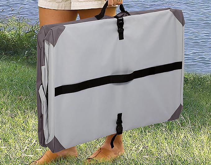 MidWest Homes for Pets Canine Camper Sportable, 42-inch Portable Tent Crate for Dogs, Soft-Sided, Folding Frame, Mesh Windows, Zip Door, Water-Resistant, Includes Pad