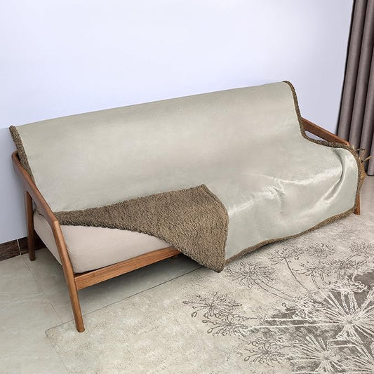 Kritter Planet Waterproof Bed Blanket, Soft and Washable Absorbent Blanket Pad, Leak-Proof Blanket Cover for Couch, Sofa, Bed
