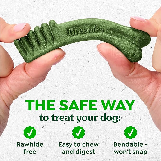 Greenies Veterinarian-Recommended Adult Natural Dental Dog Treats Petite Size, Sweet Potato Flavor, 36 oz. Pack, 60 Count