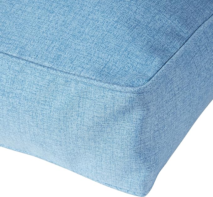 Charlie Rectangle Indoor/Outdoor Pillow Style Dog Bed, Denim, Large (36" x 48")