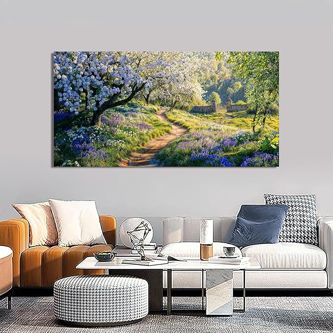 Canvas Wall Art Decor Large Modern Green Wall Art