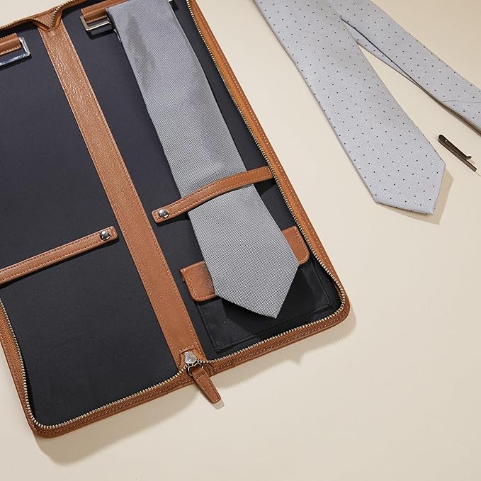 Leatherology Cognac Tie Case