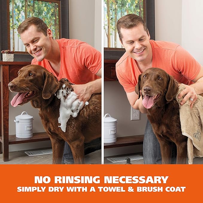 Wahl Waterless Shampoo for Animals, No Rinse | Oatmeal & Coconut Lime Verbena | Conditioning & Detangling | For Dogs, Cats & Horses | 7.1 Oz