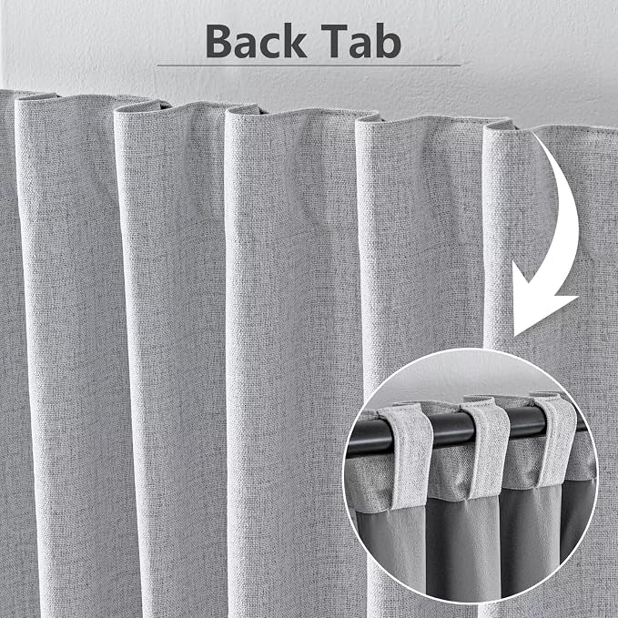 IGEMAEVE 100% Blackout Curtains 90 Inches Long