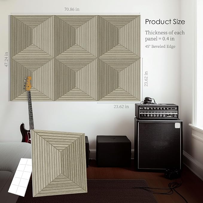 JaneTech Art Acoustic Panels Sound Absorbing Panels, Sound Absorbing Wall Art