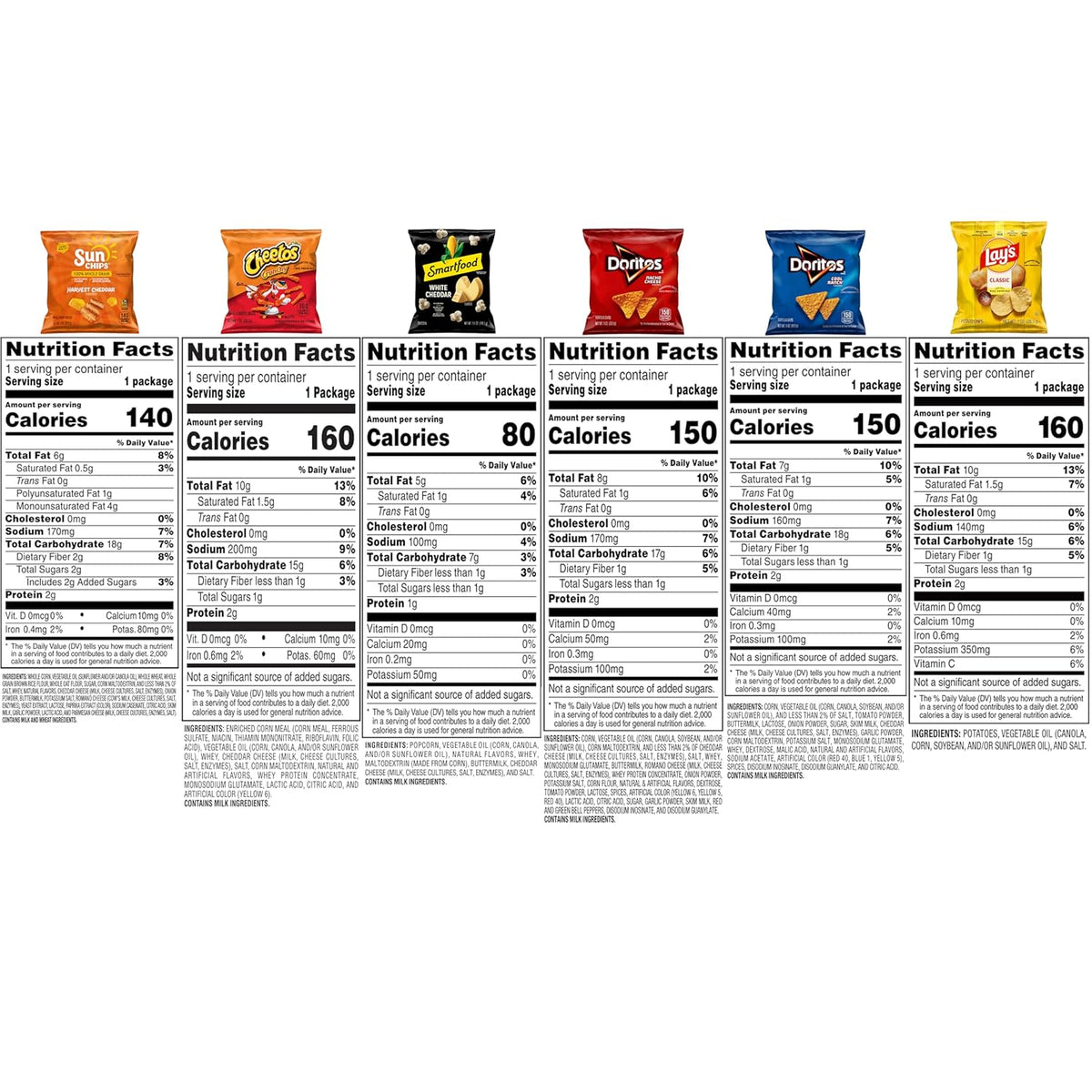Frito-Lay Snacks Variety Pack 35, Classic Mix, 1 Count