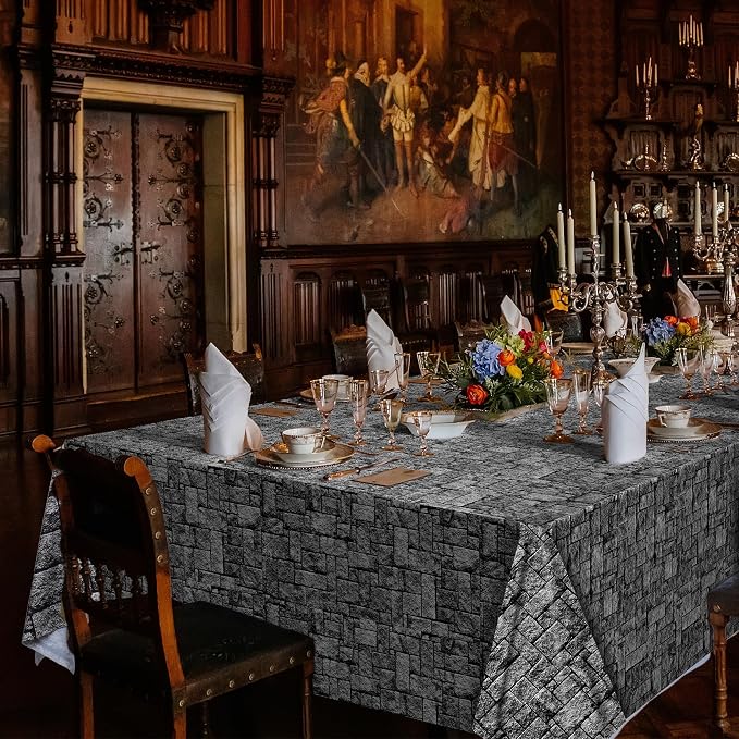 Kochorie 200 Ft X 54 Inch Stone Wall Tablecloth Roll
