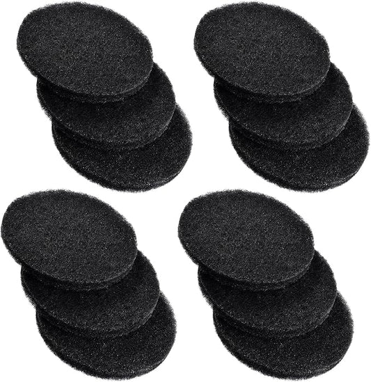 Aquarium Filter Pads Compatible with FX4 / FX5 / FX6 Canister Filter Media Replacement Parts (Polishing Pads, 12 Pcs)