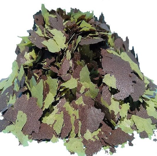 Aquatic Foods Inc. Flakes - 45% California Blackworm & Vegetable Flake Mix for Discus, Cichlids, Tetras, Guppies, Live Bearers, Pond Fish, All Community Tropical Fish Premium AF Flakes - 2-lb