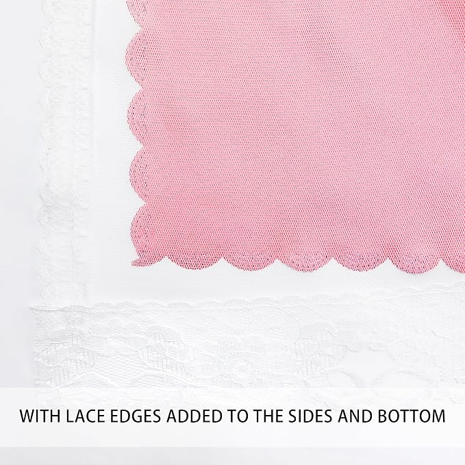 XiDi Curtains for Bedroom Decor Pink34/90/1 US