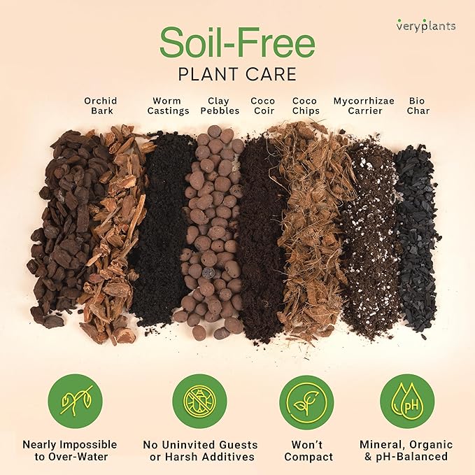 Molly's Aroid Mix - Premium Soilless Potting Mix for Houseplants - Fast Draining, Chunky & Easier to Water vs. Soil for Indoor Plants - with Bark, Coco Chips, Worm Castings, Mycorrhizae 10 Dry Quarts