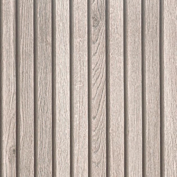 VEELIKE Rustic Grey Oak Wood Slat Peel and Stick Wallpaper 24''x118'' Faux Wood