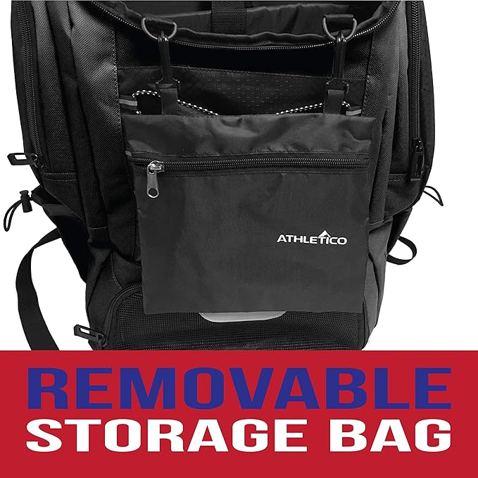 Athletico Swim Backpack - Swim Bag With Wet & Dry Compartments for Swimming, Beach, Camping - Pool Bags With Laptop Sleeve