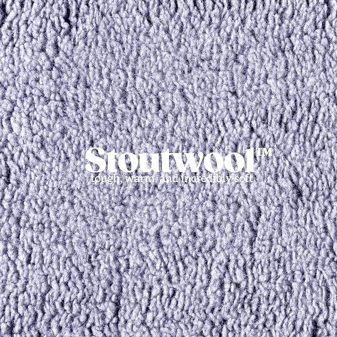 Stoutwool Indestructible Dog Bed - Fluffy Chew Proof Dog Crate Pad - Tough Kennel Pad for Aggressive Chewers - Ideal for Extra Small Breeds & Fits 22-Inch Crate - 21"x12", Jacaranda