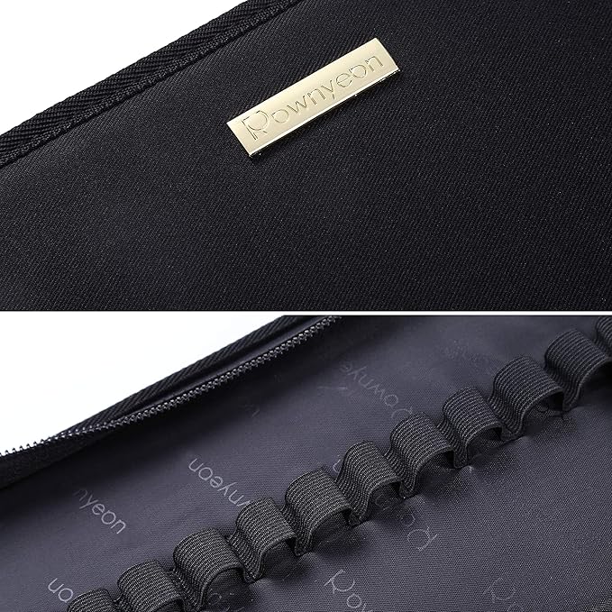 ROWNYEON Lipstick Organizer Case Lipstick Holder Portable Lipstick Bag Travel Makeup Bag Cosmetic Case Large Capacity Lipstick Carrying Case Makeup Artist Lip Gloss Storage Bag
