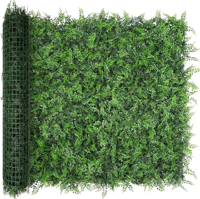 Artificial Green Wall Panels: 40"x120" Boxwood Hedge Green Wall Decor Backdrop