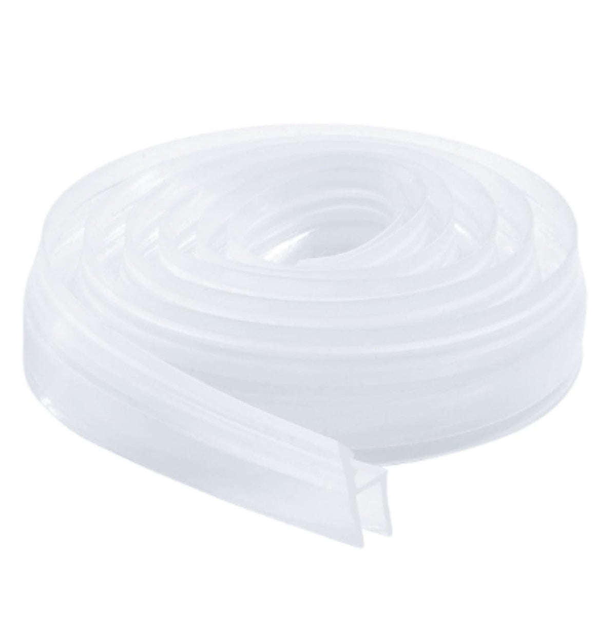 Dalrun Glass Door Side Seal Strip 100-Inch — Frameless Shower Door Sweep for 1/2-Inch Glass