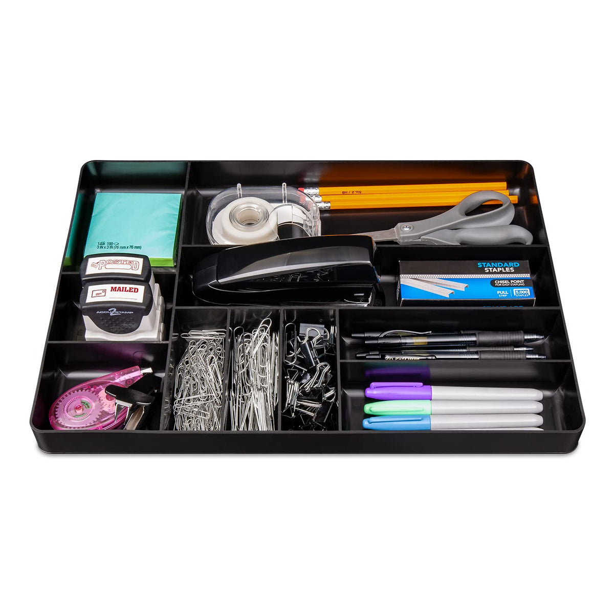 Ernst Manufacturing Tool Organizer Tray Green – 10-Compartment, Heavy-Duty Drawer Organizer, Made in USA