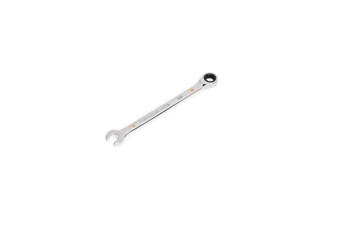 GEARWRENCH 10mm 4-Degree Swing Arc 12-Point Ratcheting Wrench – 86910