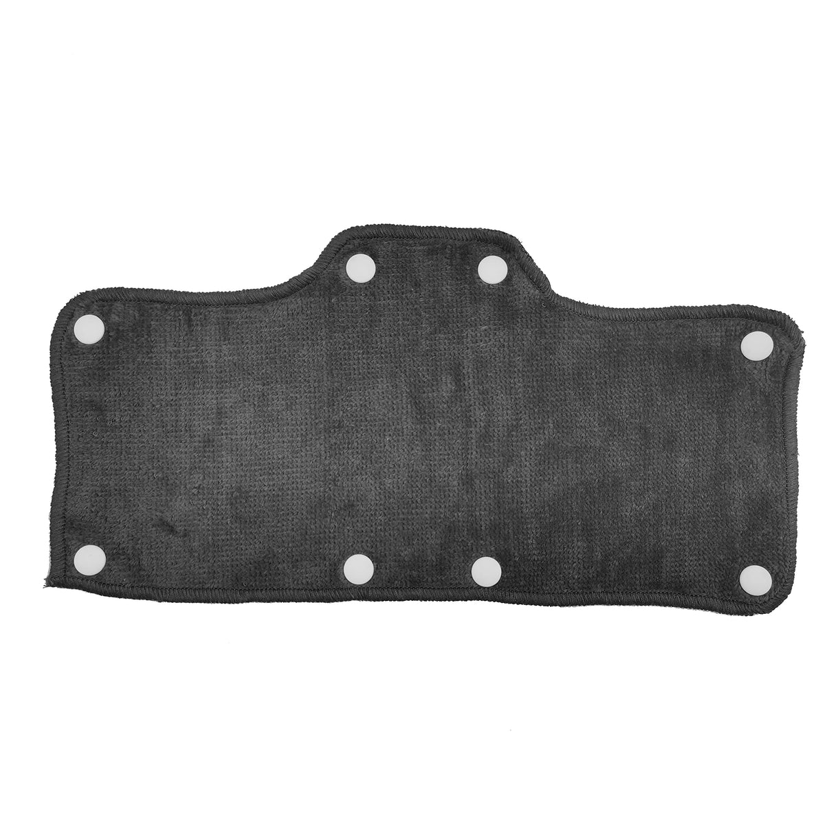 NAEE Dark Gray Velvet Sweatband for Hard Hats – Washable, Snap-On (6pcs)